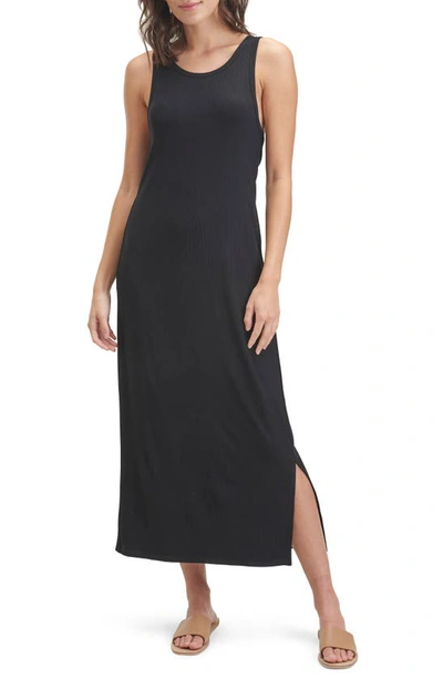 Splendid Melia Rib Maxi Dress In Black