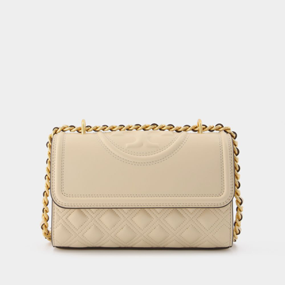 Tory Burch Bob Asymetrisch Aus Canvas Gelb In Beige