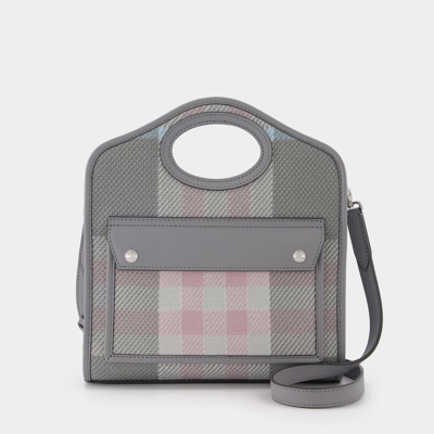 Burberry Mini Pocket Bag Grey