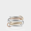 Spinelli Kilcollin Silver Leo Mx Core Ring In Silver