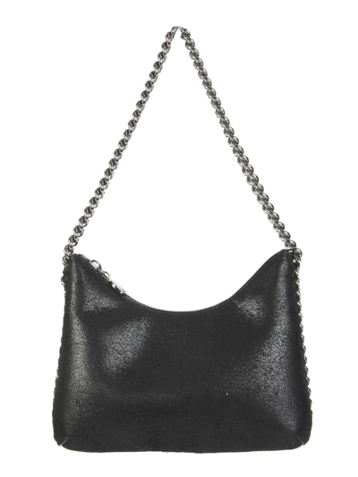 Stella Mccartney Falabella Zipped Mini Shoulder Bag In Black
