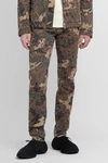 Givenchy Distressed Camouflage-pattern Slim-fit Straight-leg Jeans In Multicolor