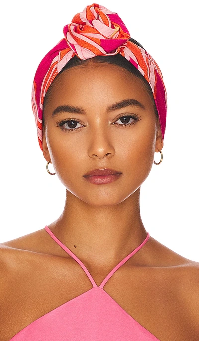 CULT GAIA Silk Head Band Turban Wrap Cult Gaia Gaias Turband Headband in Dusty Dye New Headband  main image 2