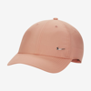 Nike Sportswear Heritage 86 Cap In Light Madder Root,metallic Silver