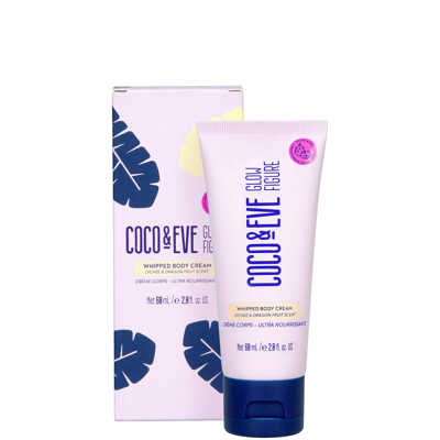 Coco & Eve Glow Figure Whipped Body Cream Lychee And Dragon Fruit Scent - (various Sizes) - 60ml