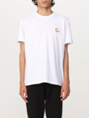 Maison Kitsuné Basic T-shirt With Fox In White