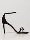 Stuart Weitzman 100mm Open-toe Platform Sandals In Black