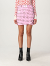 Rabanne Sequin-embellished Chainmail Mini Skirt In Pink