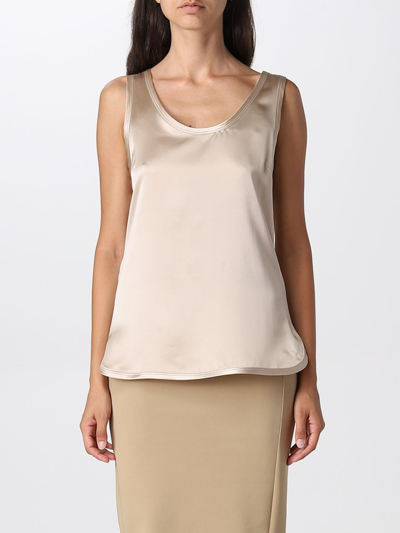 MAX MARA TOP MAX MARA WOMAN COLOR BEIGE,D24440022