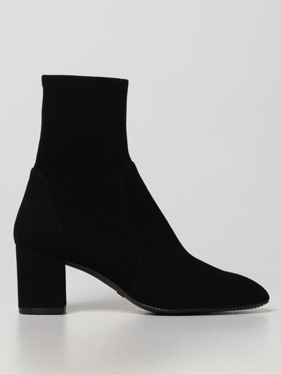 Stuart Weitzman Flat Ankle Boots  Women In Black