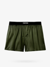 Tom Ford Silk Boxers In Green
