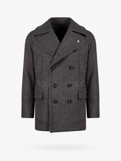 Lardini Coat In Grey