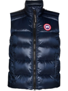 CANADA GOOSE QUILTED LOGO-PATCH GILET