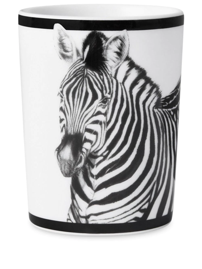 Dolce & Gabbana Zebra Porcelain Cup In White