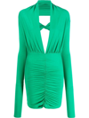 CONCEPTO CUT-OUT RUCHED MINIDRESS