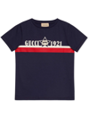 GUCCI INTERLOCKING G STAR PRINT T-SHIRT