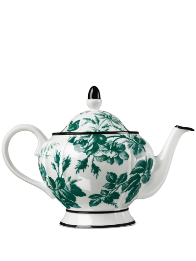 Gucci Herbarium Porcelain Teapot In Undefined
