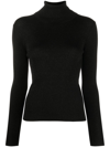 P.A.R.O.S.H ROLL-NECK RIBBED-KNIT JUMPER