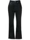 GOLDEN GOOSE CROPPED STRAIGHT-LEG JEANS