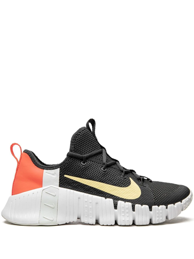 Nike Free Metcon 3 Dk Smoke Grey/lt Zitron Cj6314-020 Women's In Dark Smoke Grey/light Zitron/bright Mango