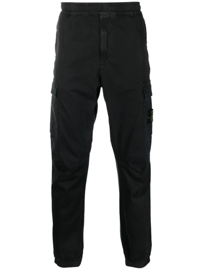 STONE ISLAND COMPASS-PATCH CARGO TROUSERS