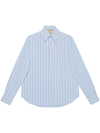 GUCCI STRIPED COTTON SHIRT