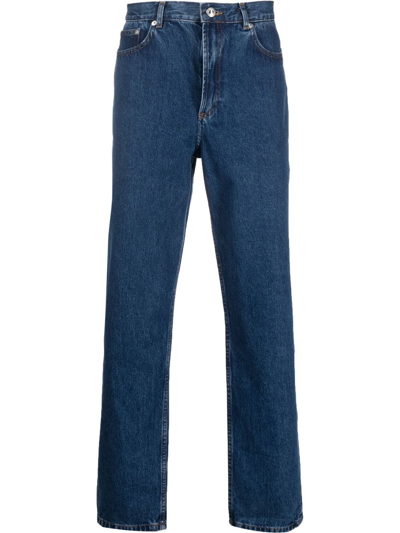 Apc Petit New Standard Straight-leg Jeans In Blue