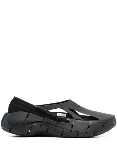 Maison Margiela X Reebok Cut-out Slip-on Sneakers In Black