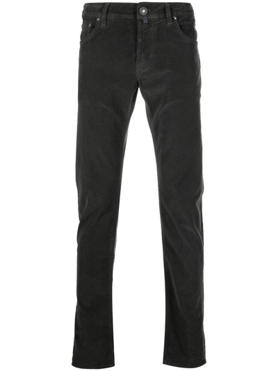 Jacob Cohen Stonewash Mid-rise Skinny Jeans In Grau