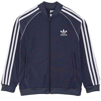 Adidas Originals Kids Jacket In Blu