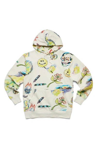 Market Colouring Book Relaxed-fit Cotton-jersey Hoody In Multicolor