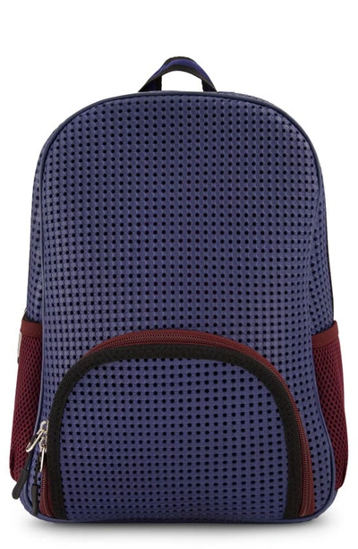 Light+nine Kids' Placid Ocean Starter Water Resistant Backpack In Navy