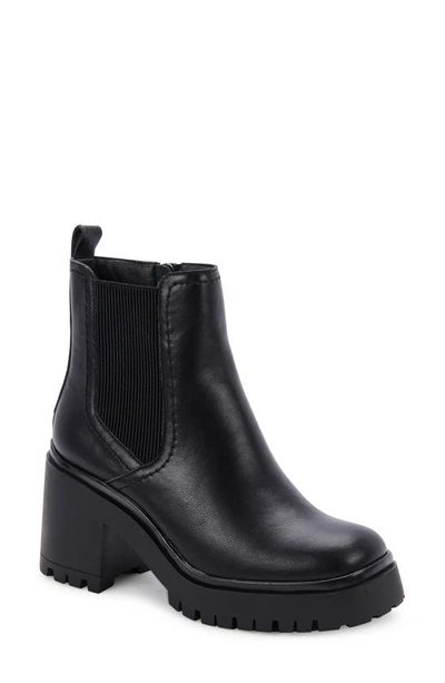 Blondo Raquel Waterproof Boot In Black Leather