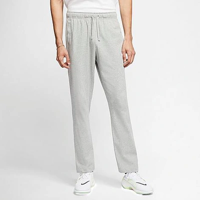 Nike Men's Sportswear Club Fleece Sweatpants In Dark Grey Heather/white