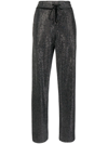 TOM FORD CRYSTAL-EMBELLISHED WIDE-LEG TROUSERS