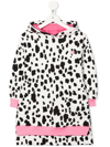 Chiara Ferragni Dalmatian Print Dress In White