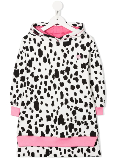 Chiara Ferragni Kids' Dalmatian Print Dress In Multicolour