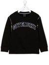 Givenchy Logo-embroidered Crew Neck Jumper In Black