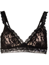 Hanky Panky Stretch Cotton Bralette In Black