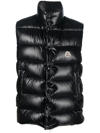 Moncler Tibb Logo-patch Padded Gilet In Black