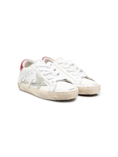 Golden Goose Kids' Superstar Low-top Sneakers In White