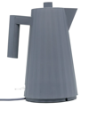Alessi Plissé-effect Electric Kettle In Blue