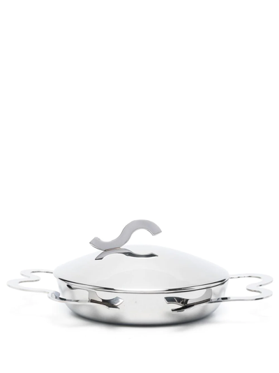 Alessi Tegamino Egg Pan In Silver