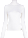 P.a.r.o.s.h Parosh White Wool Turtleneck In Neutrals