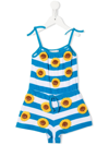 STELLA MCCARTNEY STRIPE AND SUNFLOWER PLAYSUIT