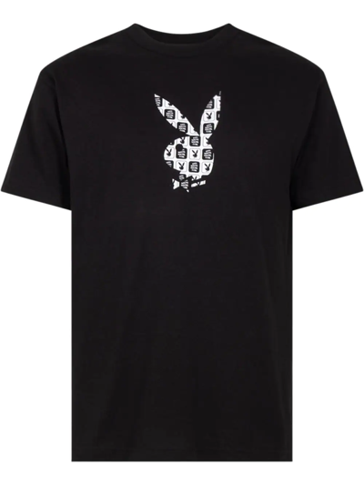 Anti Social Social Club X Playboy Checkered T-shirt In Black