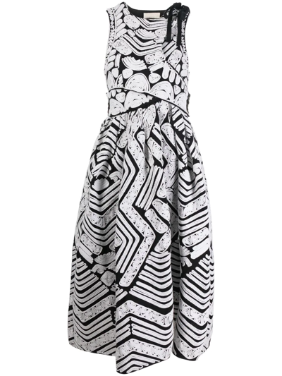 Ulla Johnson Klea Cord-embellished Cotton Midi Dress In Multi