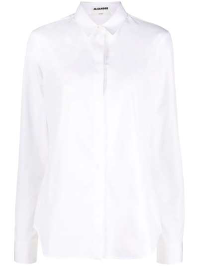 JIL SANDER COTTON LONG-SLEEVE SHIRT
