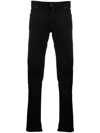Jacob Cohen Low-rise Skinny Jeans In Black