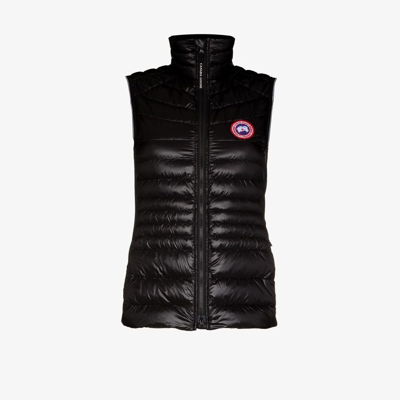 Canada Goose Black Polyamide And Polyester Hybridge Sleeveless Jacket